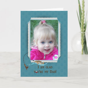 Father's Day Fishing frame Card