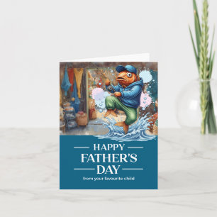 Father's Day for Fishing Lover Dad Card