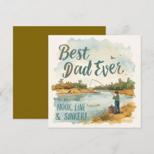 Father's Day for Fishing Lover Dad Card