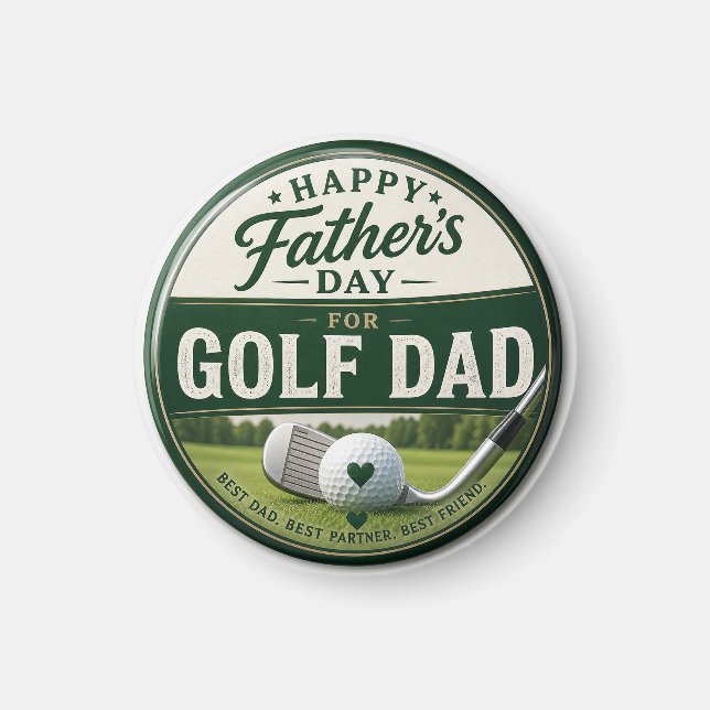 Father's Day for Golf Dad  Magnet (Front)