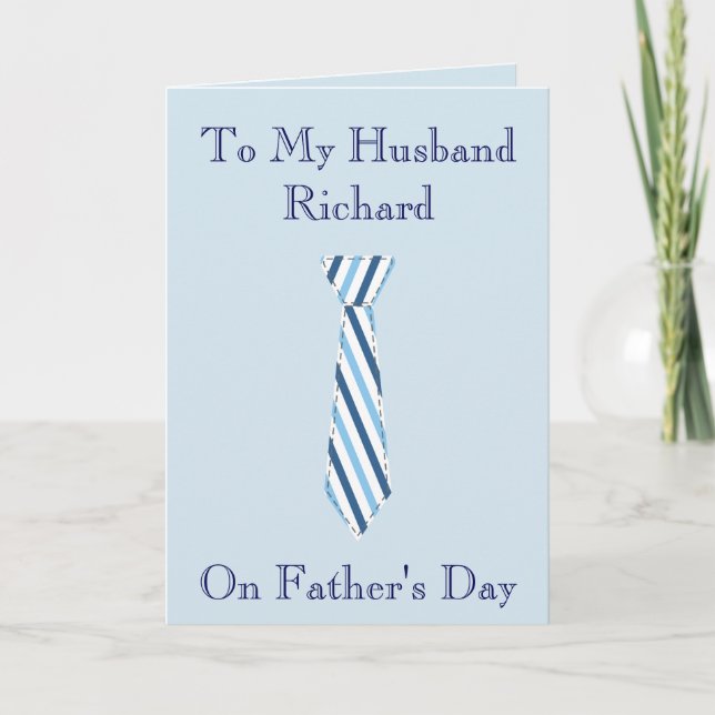 Father's Day for husband Card (Front)