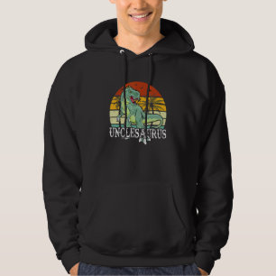 Father's Day For Men Unclesaurus Uncle Saurus Rex Hoodie