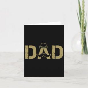 Fathers Day For New Dad Vintage Dad Funny Dad Birt Card