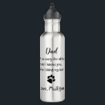 Father's Day - Funny Dog Dad Birthday - Pet Photo 710 Ml Water Bottle<br><div class="desc">Surprise Dad this Father's Day with this super cute dog dad water bottle . Dad ... I'm so sorry for all the times I kissed you ... after licking my butt . Personalize with the Dog Dad's favourite Pet Photo, and name . Father's Day - Funny Dog Dad - Pet...</div>