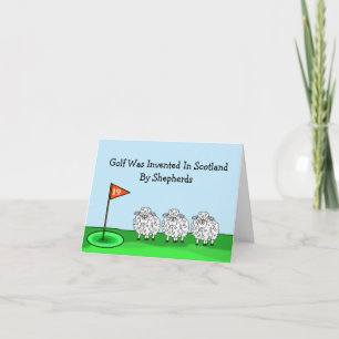 Father's Day Funny Golf Card