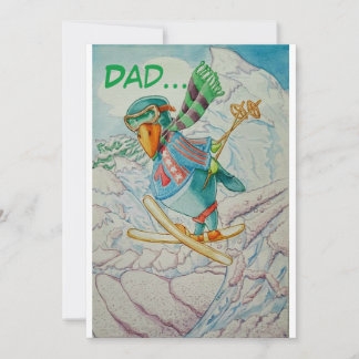 FATHER'S DAY FUNNY GREETINGS CARD.  THANK YOU CARD