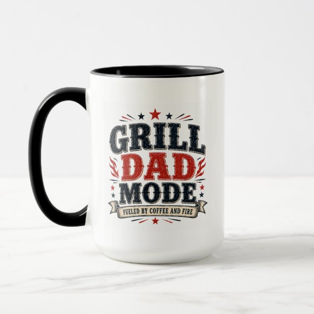 Father's Day/Funny Grill Dad WRAP Mug (Left)