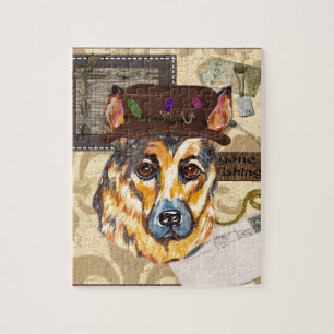 FATHER'S DAY GERMAN SHEPHERD JIGSAW PUZZLE