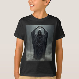 Fathers day ghost heart hands horror scary face T-Shirt