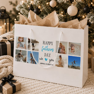 Father's Day Gift Bag Personalized Photos