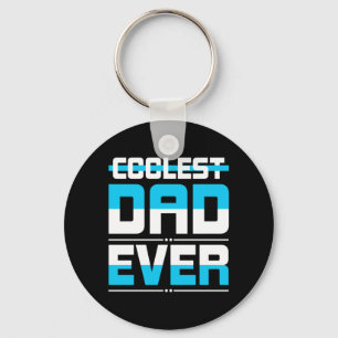 Father's Day Gift Coolest Dad Ever Keychain