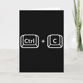 Fathers Day Gift Ctrl C Amp Ctrl V Dad Amp  Card