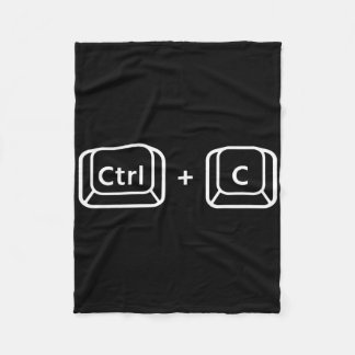 Fathers Day Gift Ctrl C Amp Ctrl V Dad Amp  Fleece Blanket