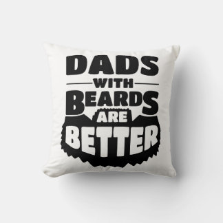 Father's Day Gift - Dads with Beards Pillow