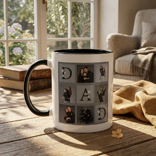 Father's Day Gift For Dad Black Mug