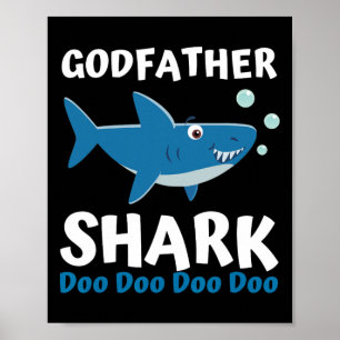 Fathers Day Gift From Godson Goddaughter - Godfath Poster