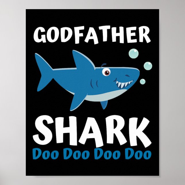 Fathers Day Gift From Godson Goddaughter - Godfath Poster (Front)