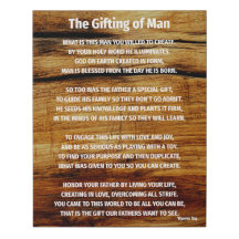 Father's Day Gift from Kids Wall Canvas 