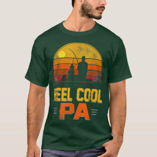 Father's Day Gift Funny Fishing Reel Cool Pa Dad J T-Shirt