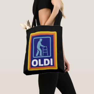 Fathers Day Gift Funny Oldi Parody Gift For Dad Tote Bag