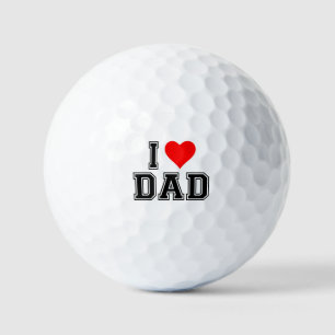 Father's day gift idea – Bold and Simple Design Golf Balls