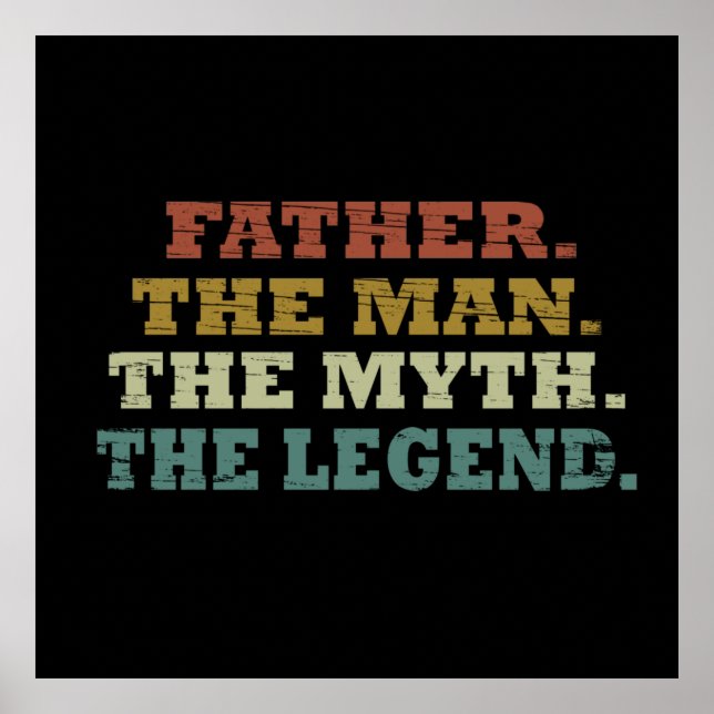 fathers day gift ideas poster (Front)