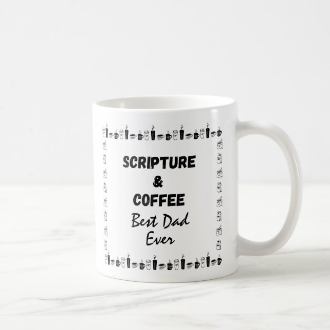Father's Day Gift Mug | Scripture | Personalized (Right)