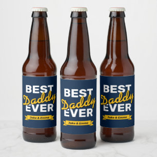 Father's Day Gift Personalized Beer Label