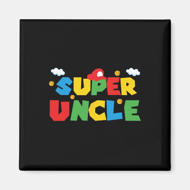 Fathers Day Gift Uncle Gift From Niece Nephew Sist Magnet (Front)