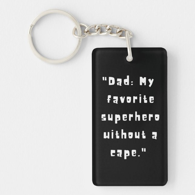 Father's Day Gifts / Best Dad Ever 2024 Keychain (Front)
