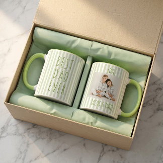 Father's Day Gifts Custom Photo Best Dad Ever Mug