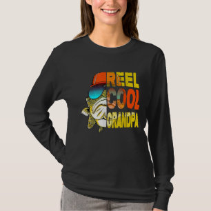 Father's Day Gifts - Fishing Reel Cool Grandpa T-Shirt