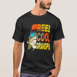 Father's Day Gifts - Fishing Reel Cool Grandpa T-Shirt