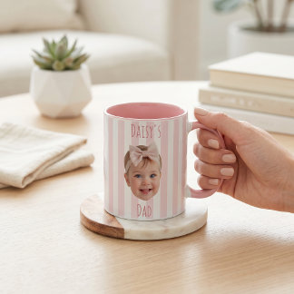 Father's Day Gifts for Dad Baby Face Mug