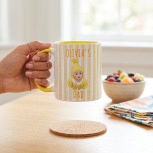 Father's Day Gifts For Dad Yellow Stripes Mug