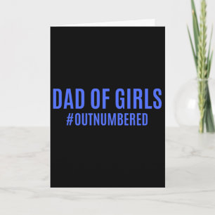 Fathers Day Gifts From Kids Wife Dad Of Girls Outn Card