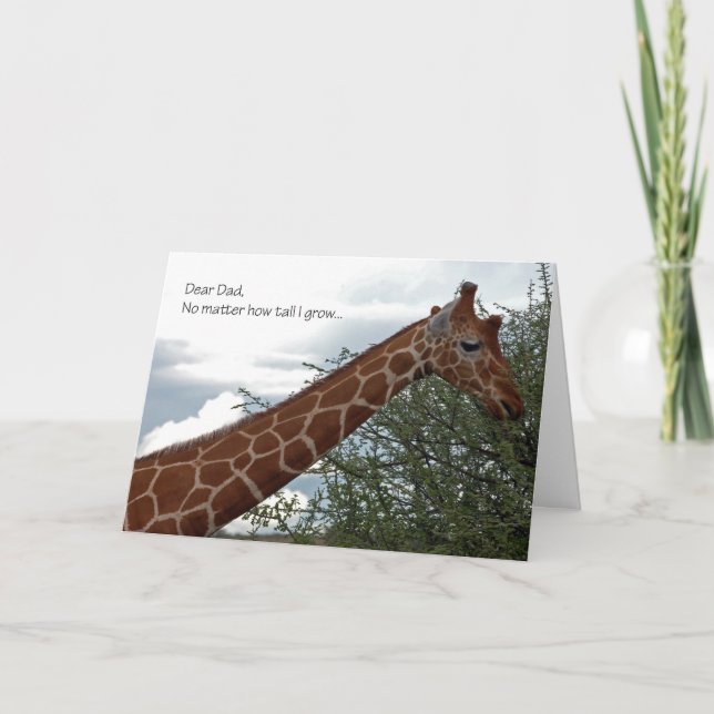 Father's Day Giraffe Card (Front)
