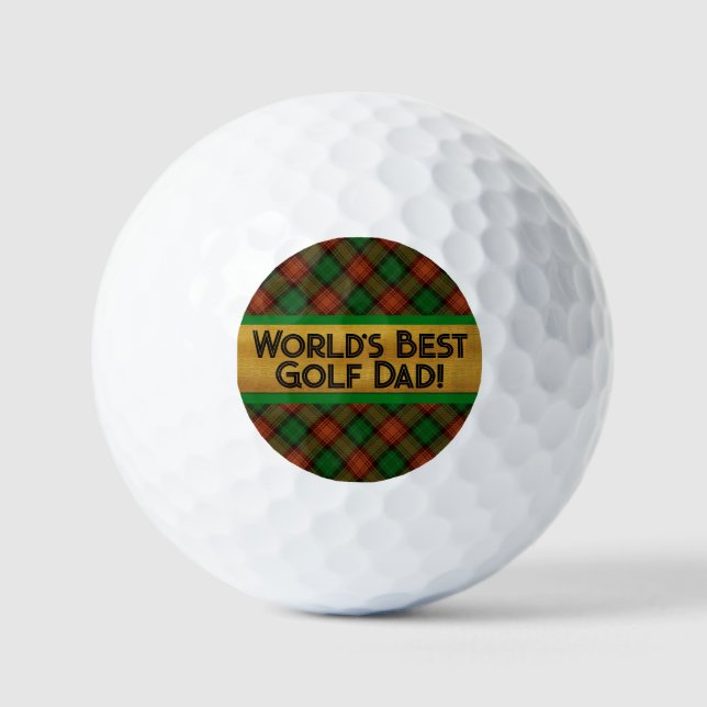 Fathers Day Golf Accessories for Dad Golf Balls (Front)