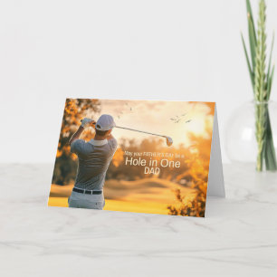Father's Day Golfer Golf Sports Theme  Holiday Card