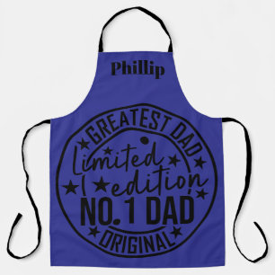 Father's Day Greatest Dad No. 1 Dad Personalized Apron