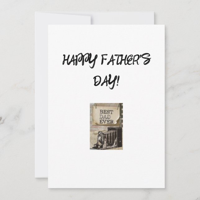 Father's Day Greeting Card (Front)
