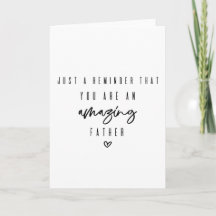 Father's day greeting card