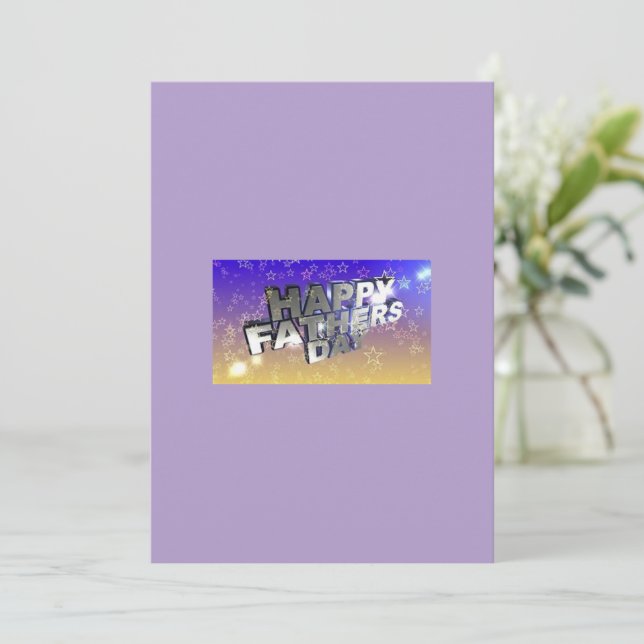 Father's Day Greeting Card (Standing Front)