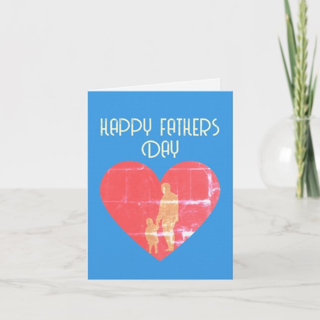 Fathers day greetings  card (Front)