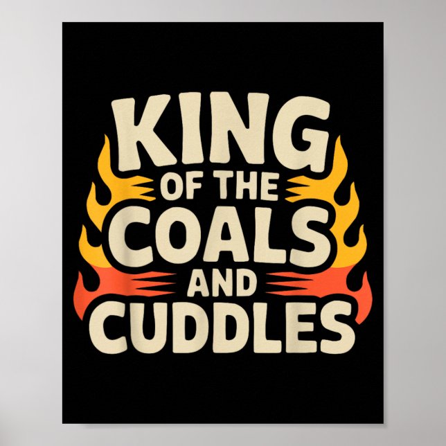 Fathers Day Grilling Dad Grillmaster Daddy Poster (Front)