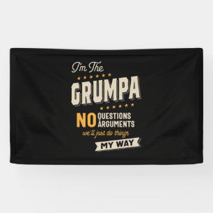 Father's Day   Grumpa Way Funny Grandpa Banner