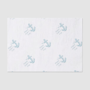 Father's Day - "Happy Father's Day" - Nautical Tissue Paper