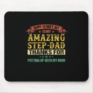 Father's Day | Happy Father's Day To Step Dad Mouse Pad