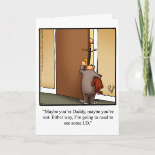 Father's Day Humour Greeting Card
