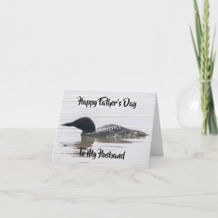 "FATHER'S DAY" HUSBAND WISHES FROM A COOL DUCK CARD